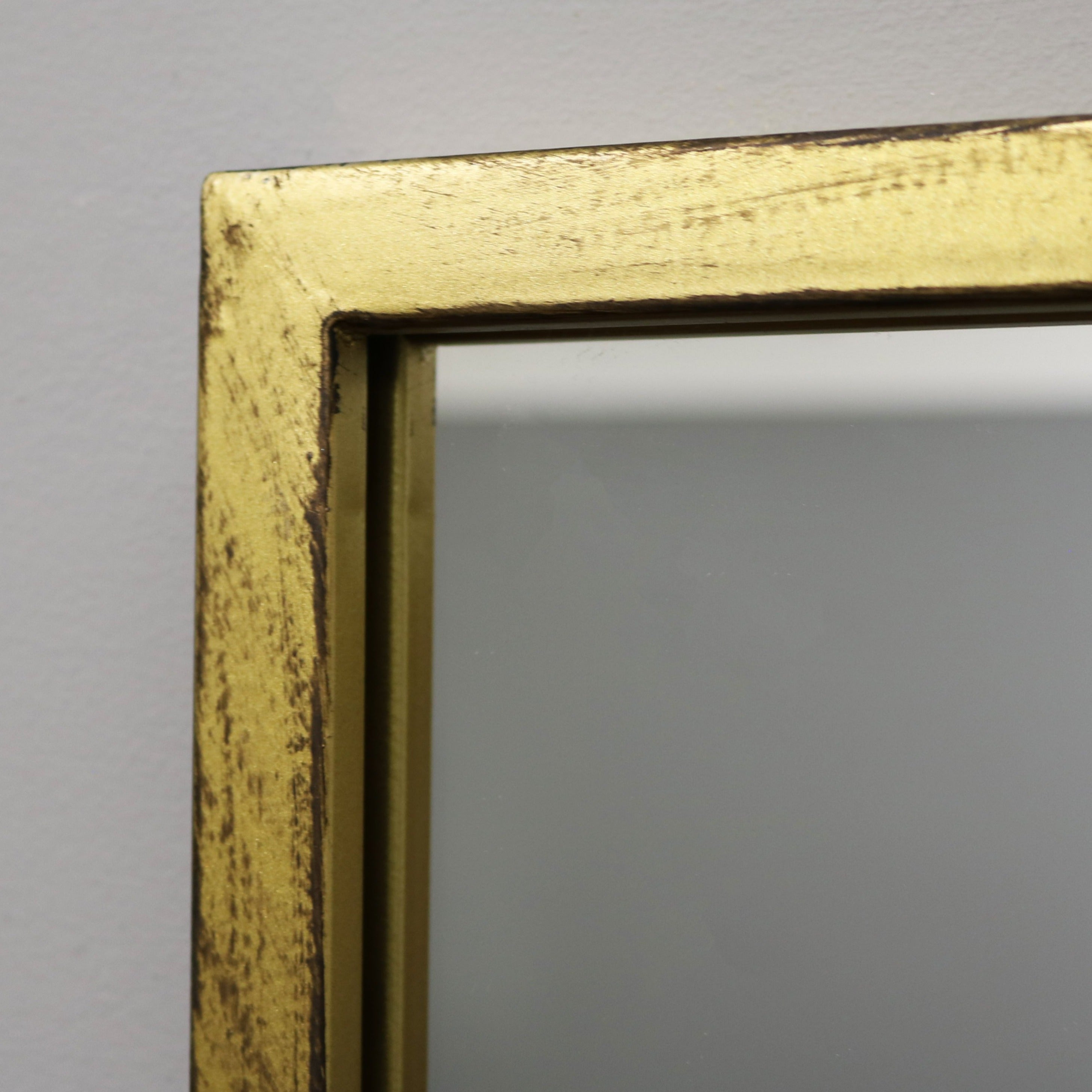 Miroir Brooklyn Pleine Longueur en Métal Doré 180x90 cm Havenly