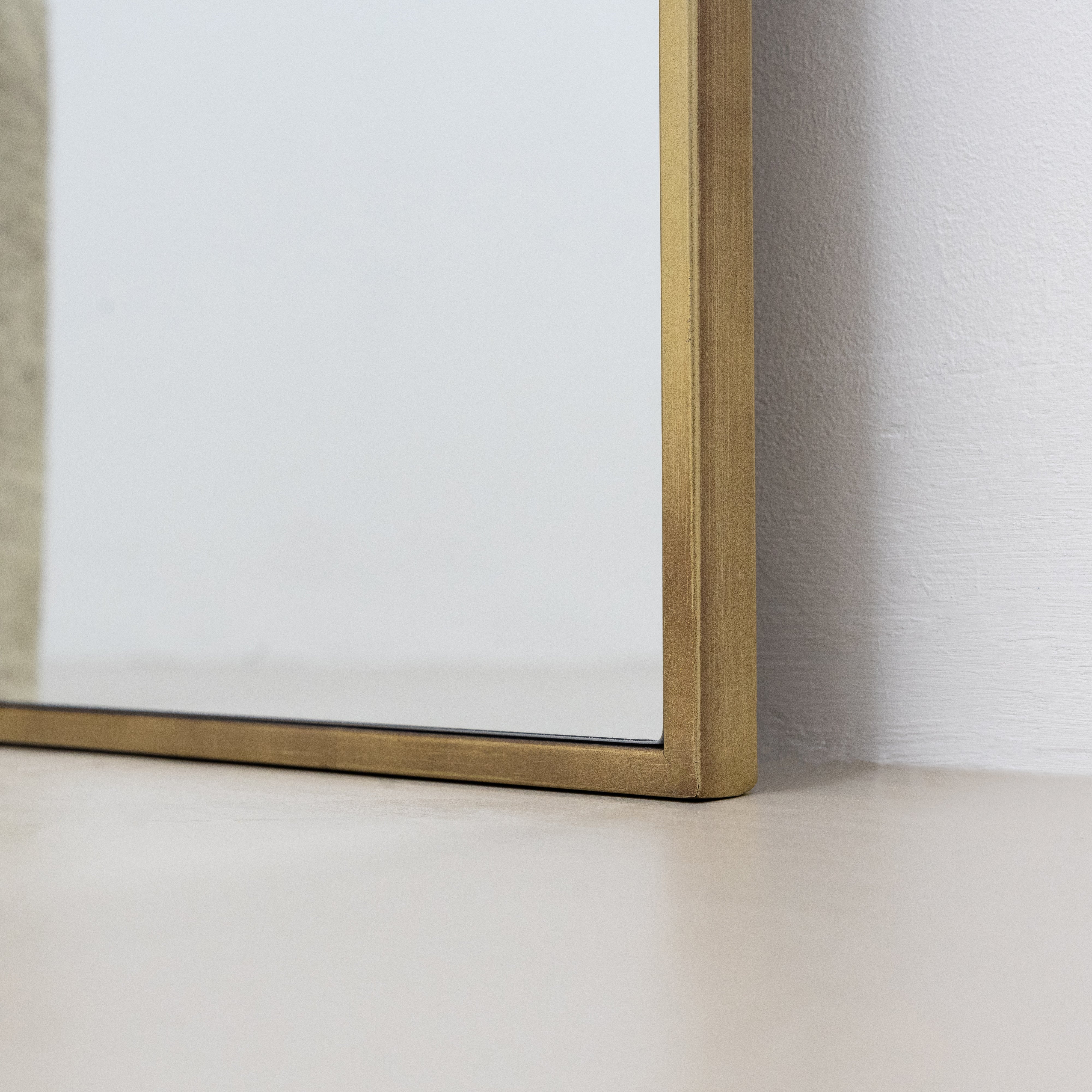 Miroir à Arc en Pied en Métal Doré 160x60 cm Havenly