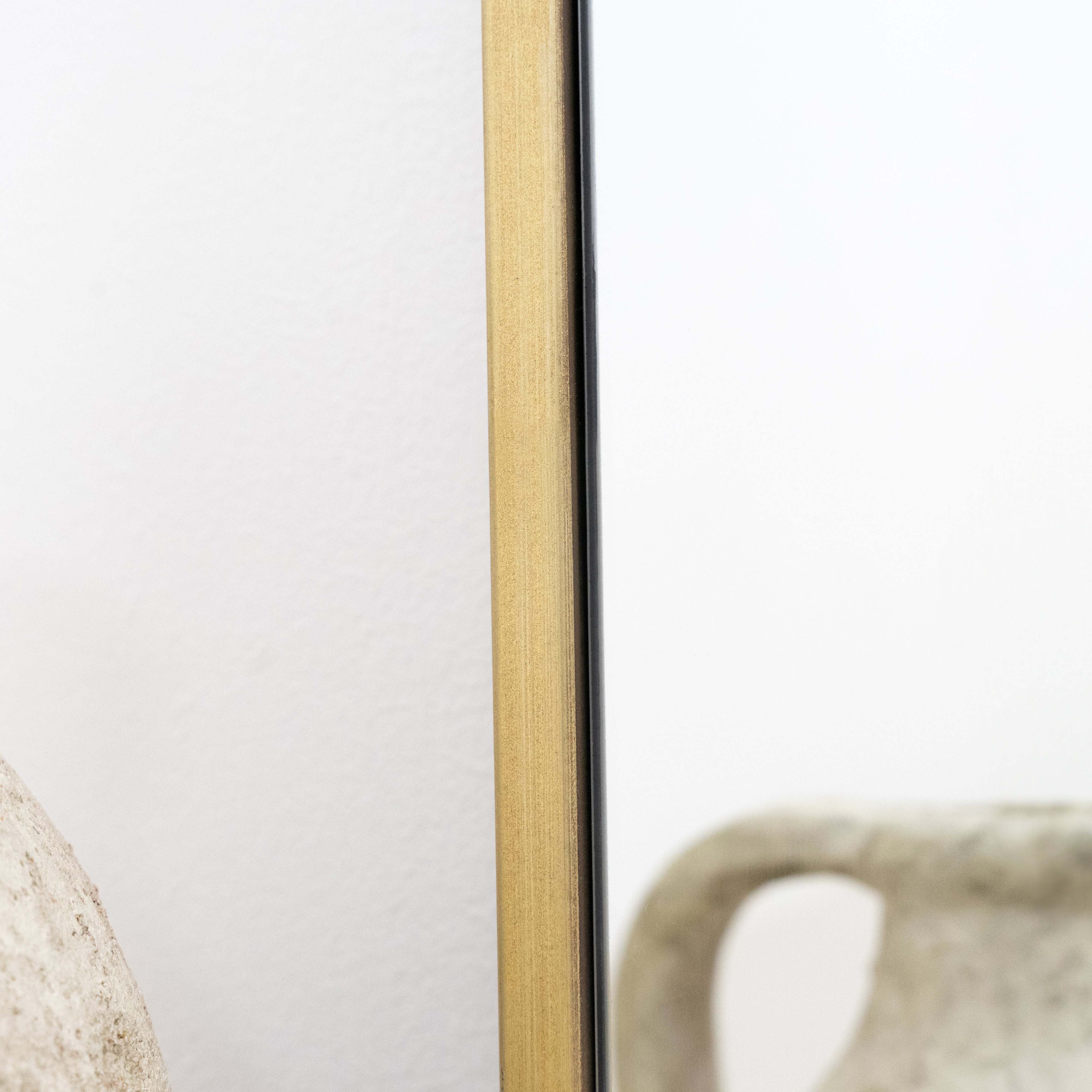 Miroir à Arc en Pied en Métal Doré 160x60 cm Havenly