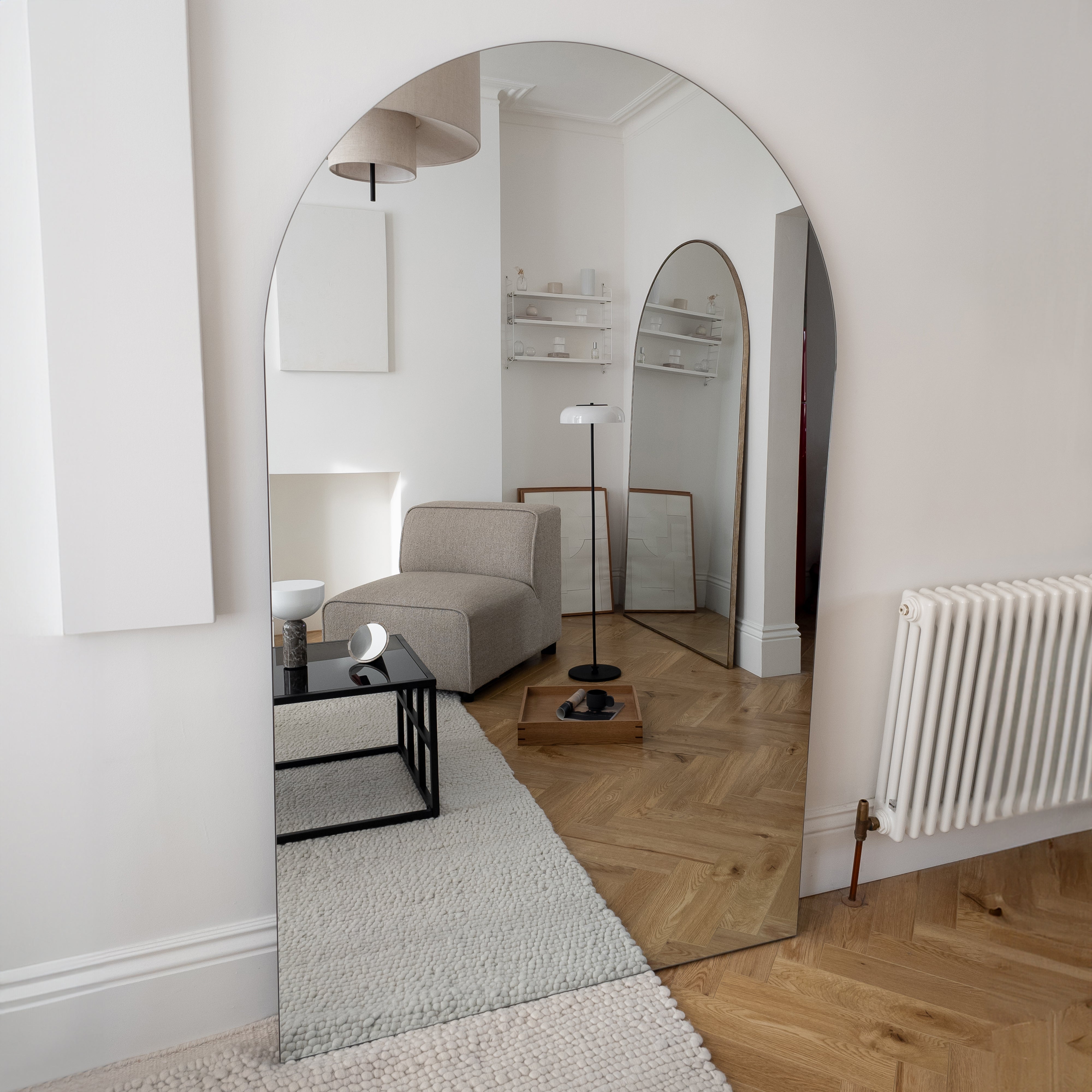 Miroir à Arche sans Cadre Edge à Taille Réelle 179x110 cm Havenly