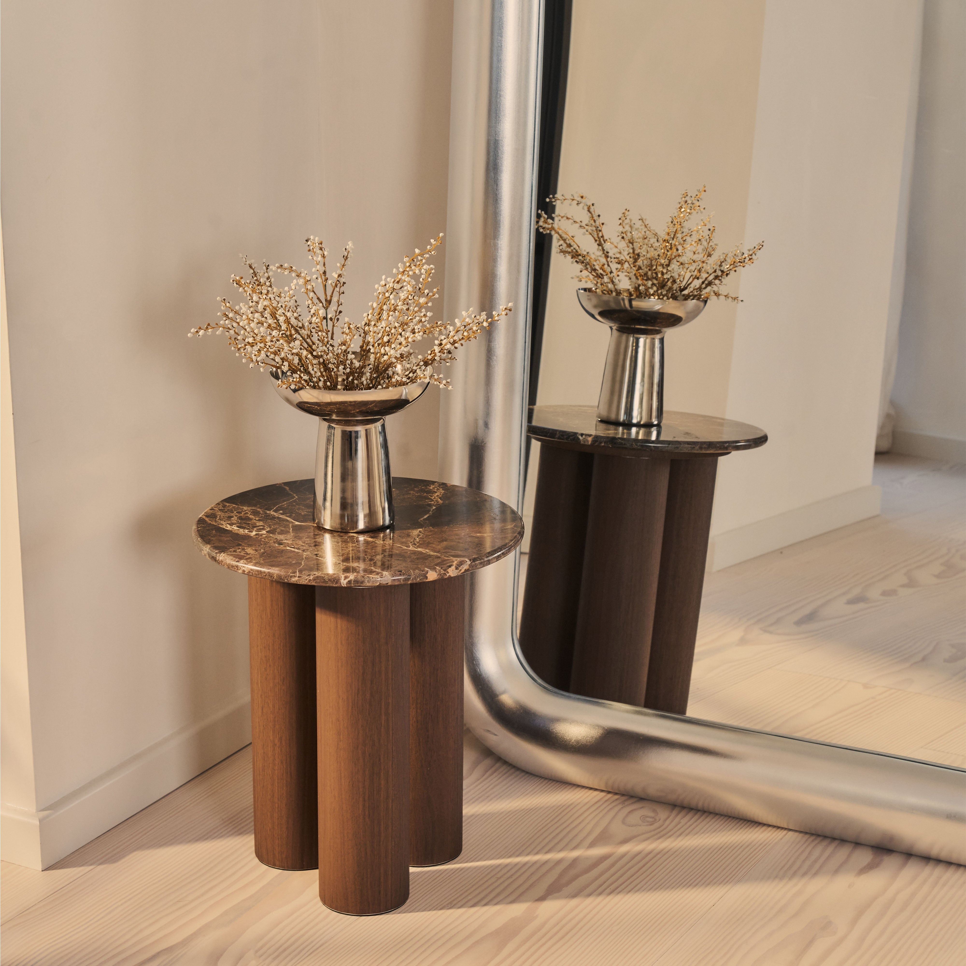 Miroir Rectangulaire Géant Obsidian en Chrome Brossé 200cm x 120cm Havenly
