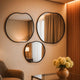 Miroir Mural Organique Moderne 115x105 cm