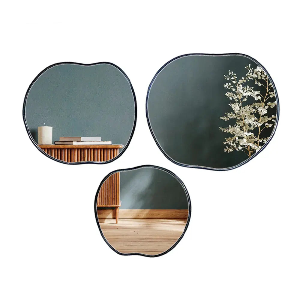 Miroir Mural Organique Moderne 115x105 cm